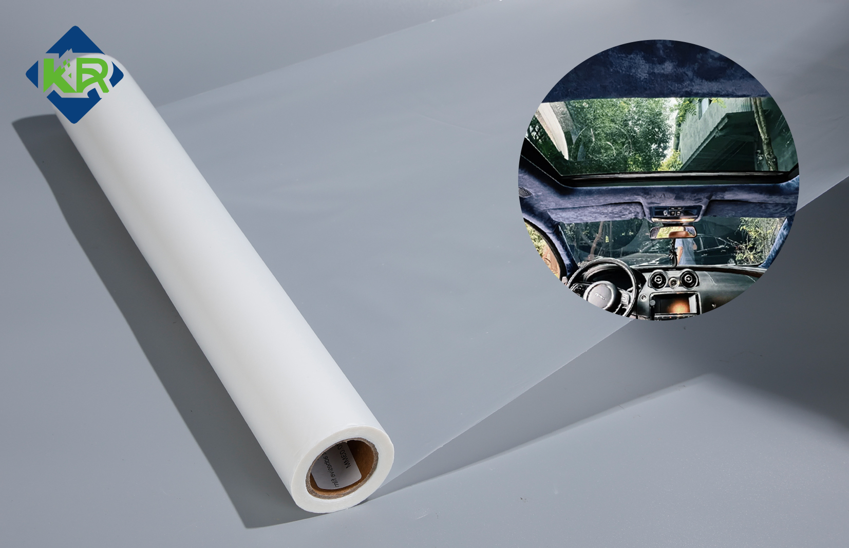 Hot melt adhesive film for automotive products