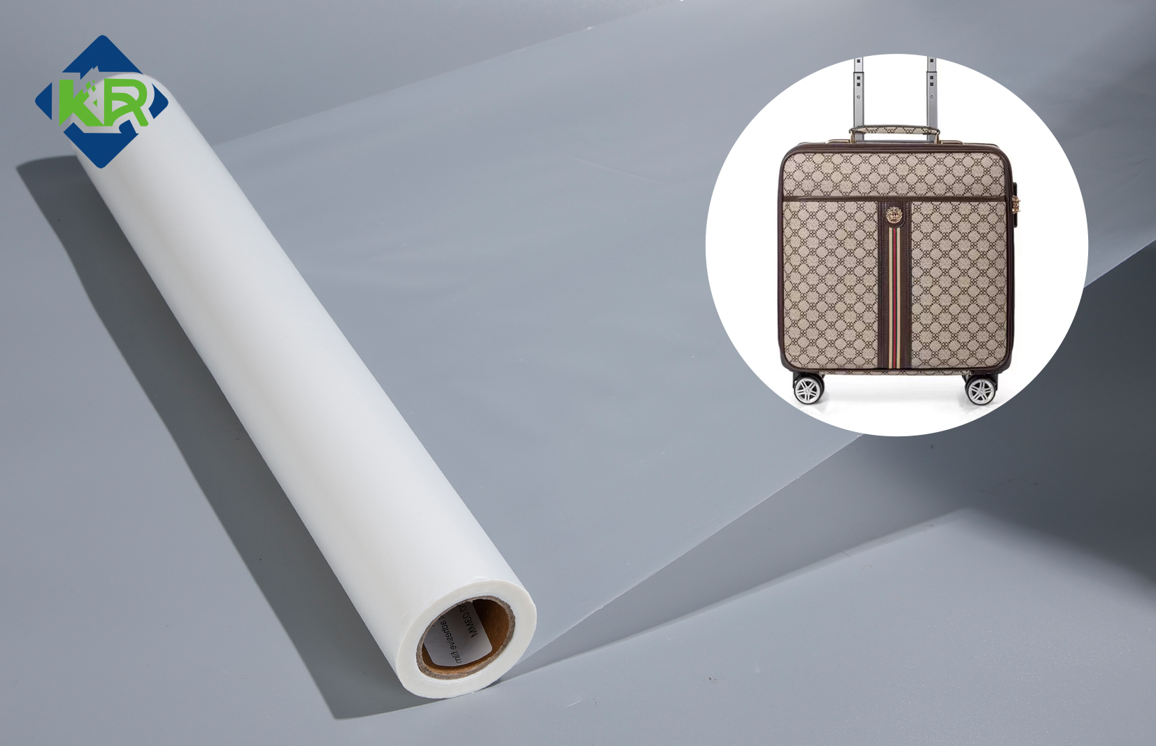 Hot melt adhesive film for electronic protective covers of luggage